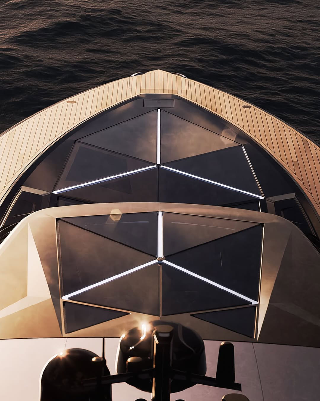 Luxury boat controls and dials